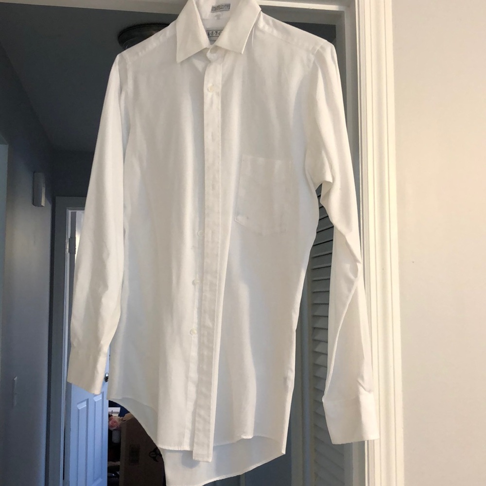 Men’s white button down